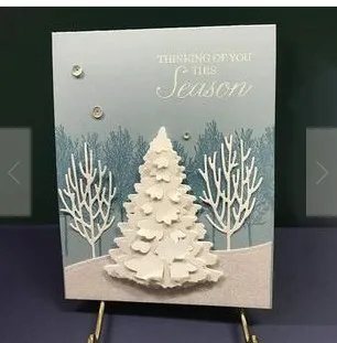 Березовый лес метка металлические Вырубные штампы вышивка своими руками