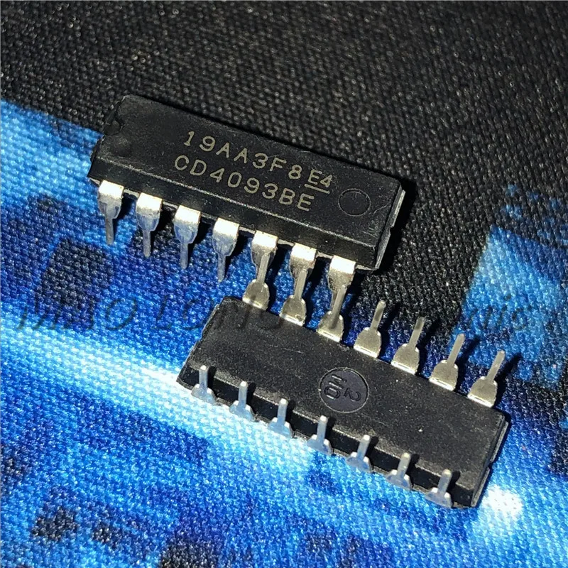 10 шт./лот CD4093BE HCF4093BE DIP14 CD4093 DIP 4093 14 4093BE Новый и оригинальный IC в