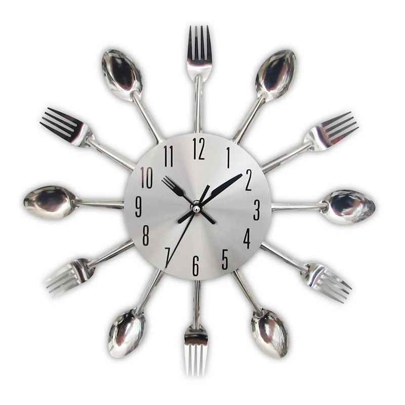 

3D Modern Kitchen Metal Wall Clock