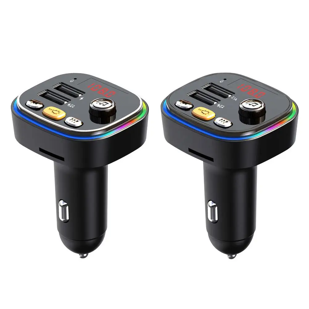 

Universal Wireless FM Transmitter Auto Radio Adapter Mp3 Music Player Hands-free Call Bluetooth Player Auto Eclectornic Supplies