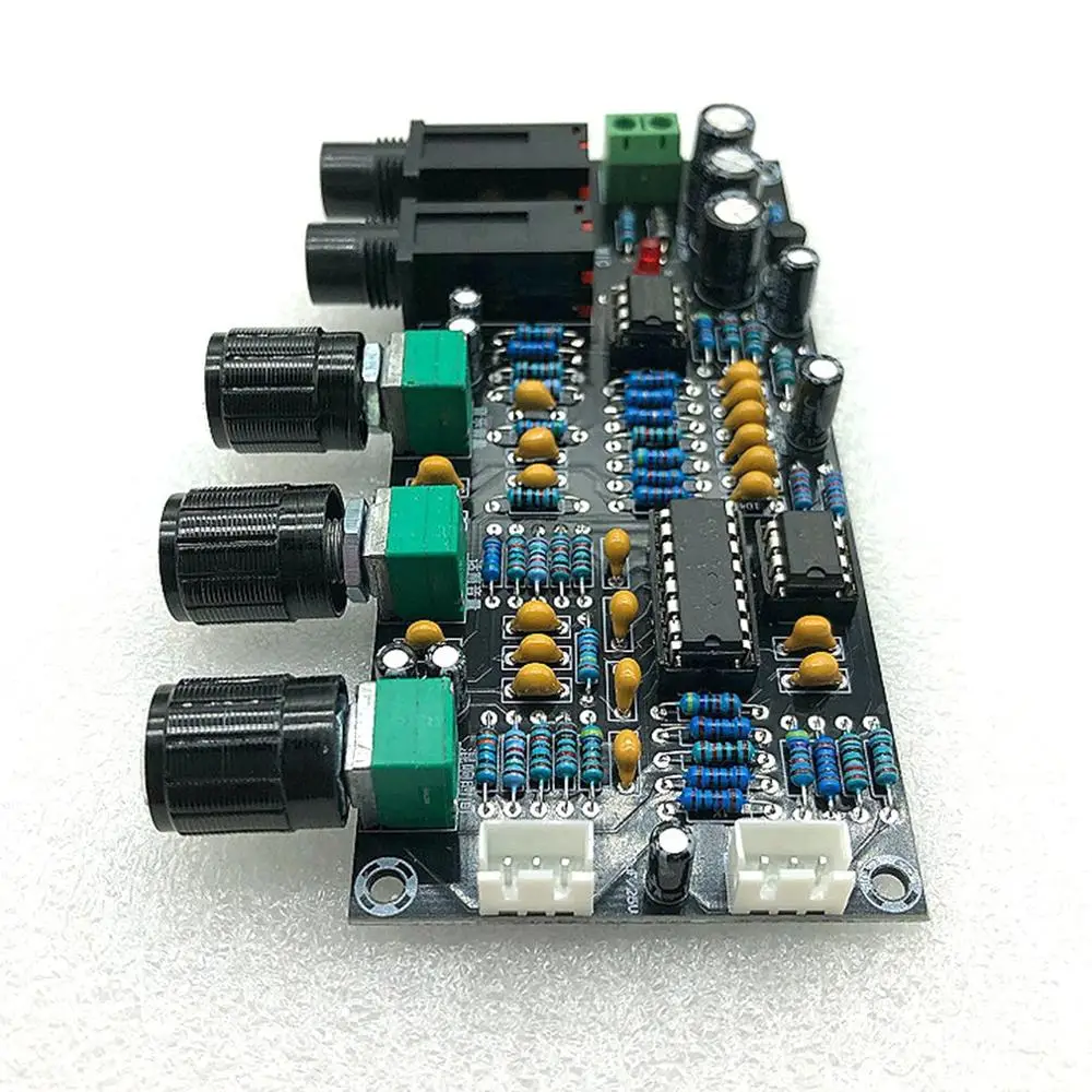 XH-M273 PT2399 цифровые микрофонные усилители доска реверберации караоке реверберации NE5532 Предварительный усилитель тональная плата