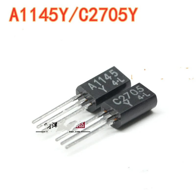 10 пар 20 2SA1145-Y 2SC2705-Y 2SA1145 2SC2705 A1145 C2705 TO-92 прецизионный усилитель мощности транзистор