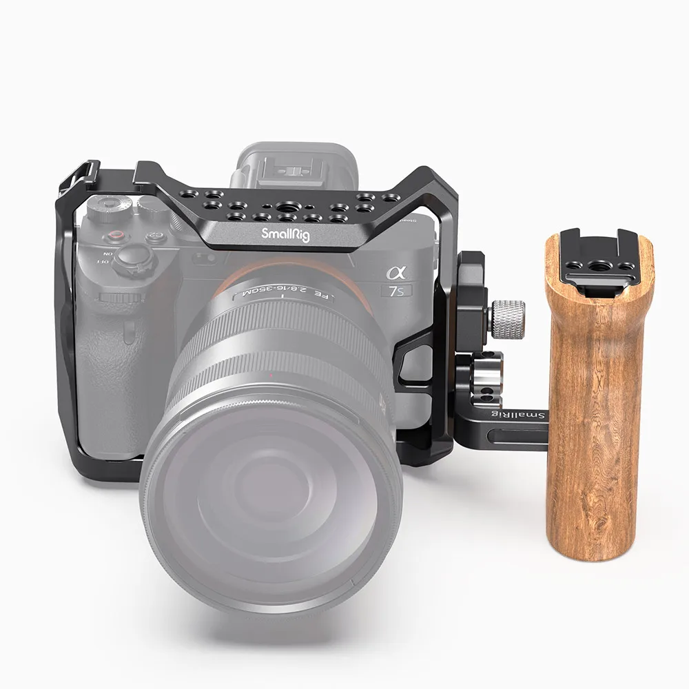 Клетка SmallRig a7s3 A7siii для камеры SONY Alpha 7S III клетка цифровой зеркальной + деревянная