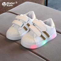 size 21 30 baby toddler glowing shoes children led breathable shoes boys glowing sneakers girls sneakers with luminous sole