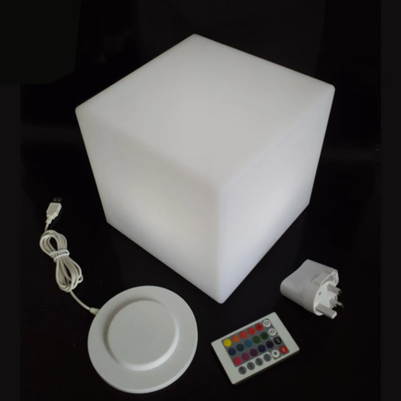 Уличное сиденье со светодиодной подсветкой 20 см 4 шт./лот|cube seat|led cube seatlot lot |