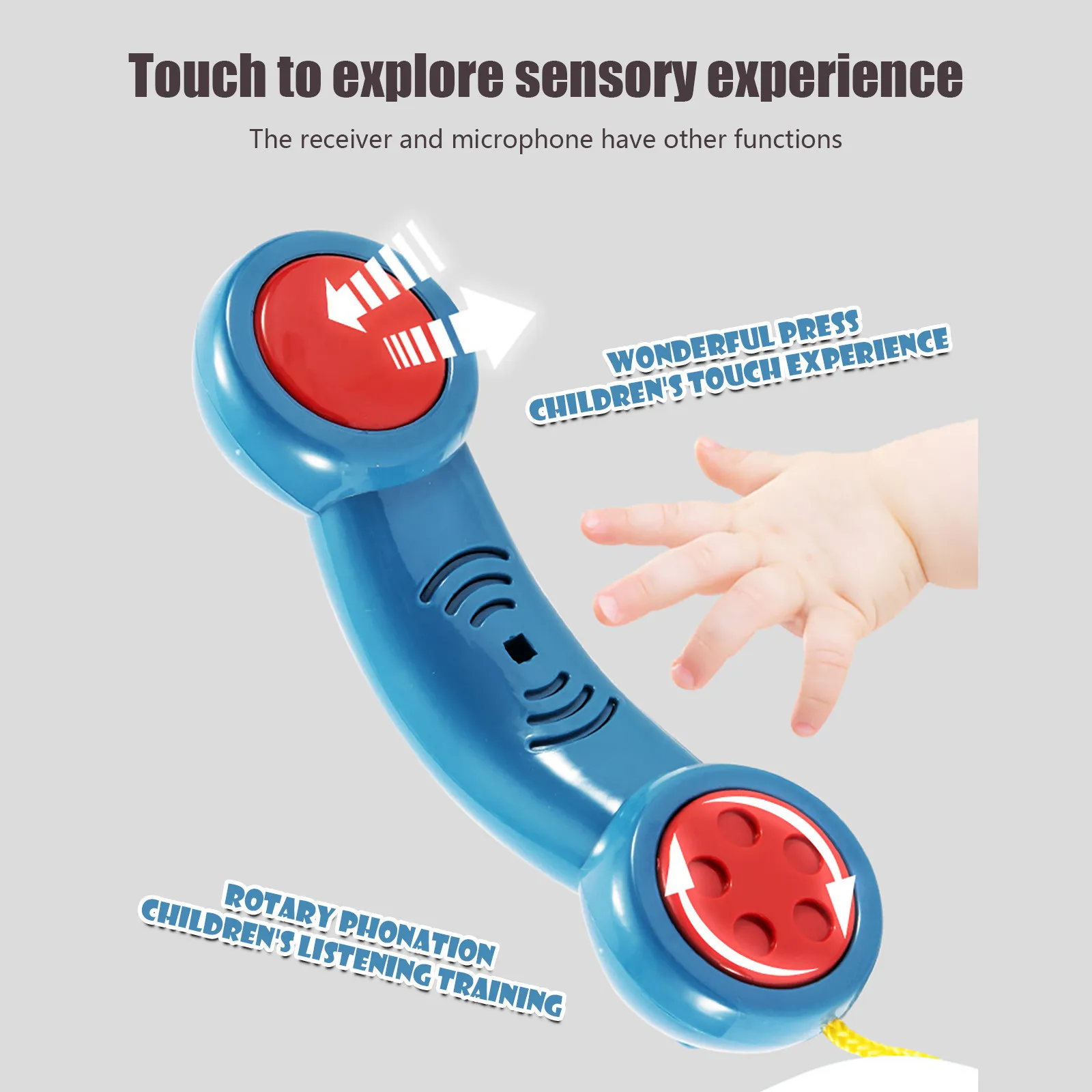 

2021 toy new so hotEarly Education Telephone Children's Toys 1-3 Years Old Baby Puzzle Music PhoneSummer toys for kids