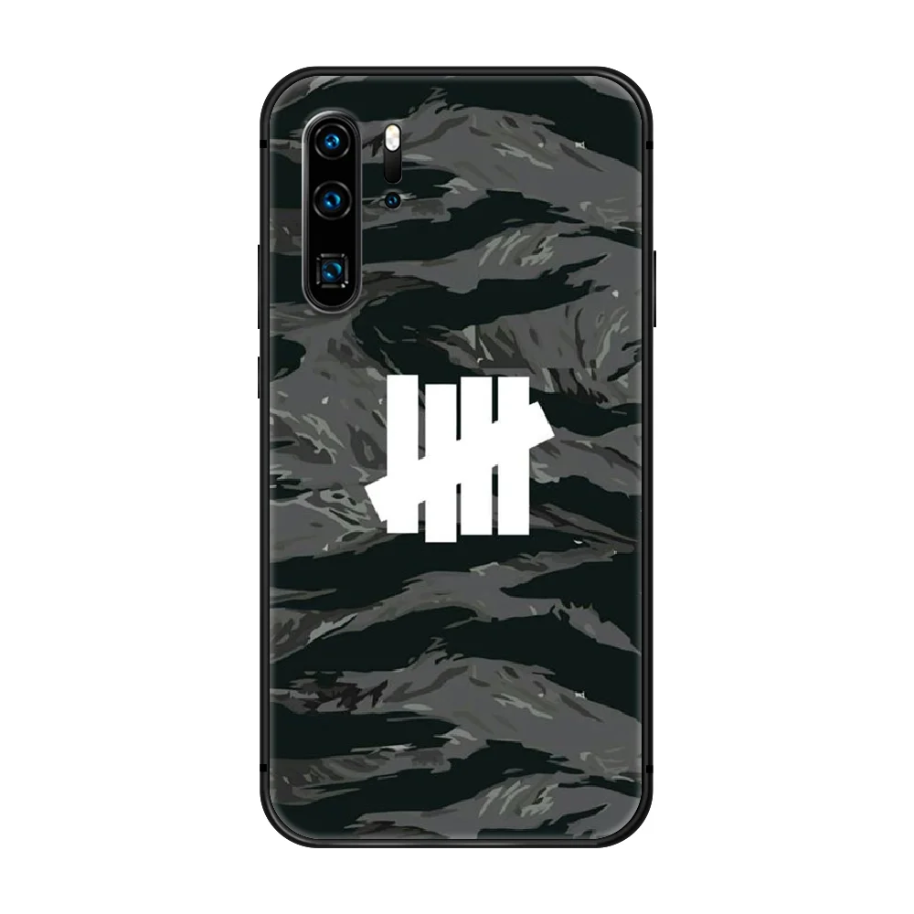 

Trendy brand Undefeated Phone Case Cover Hull For Huawei P8 P9 P10 P20 P30 P40 Lite Pro Plus smart Z 2019 black waterproof trend