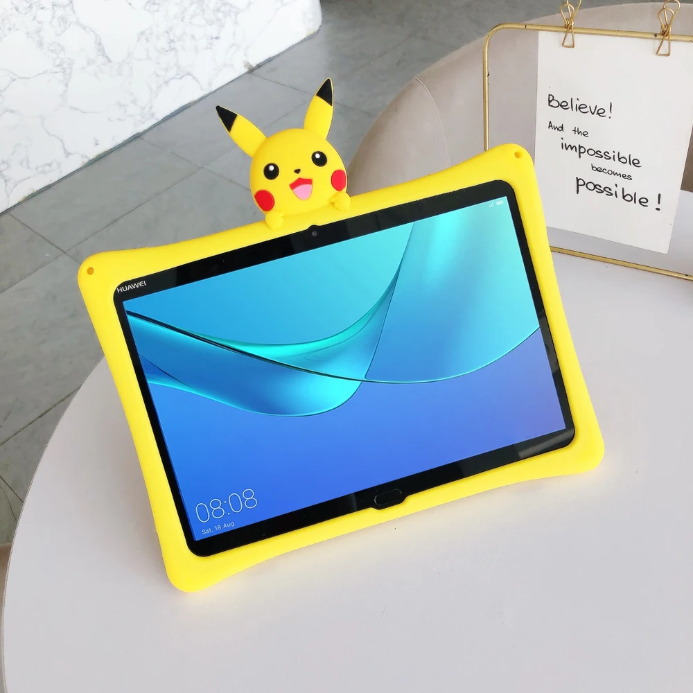 Чехол для Huawei MediaPad M3 M5 lite 8 0 10 1/M6 4 мультяшный детский чехол T3 9 6 T5 1 ''силиконовый