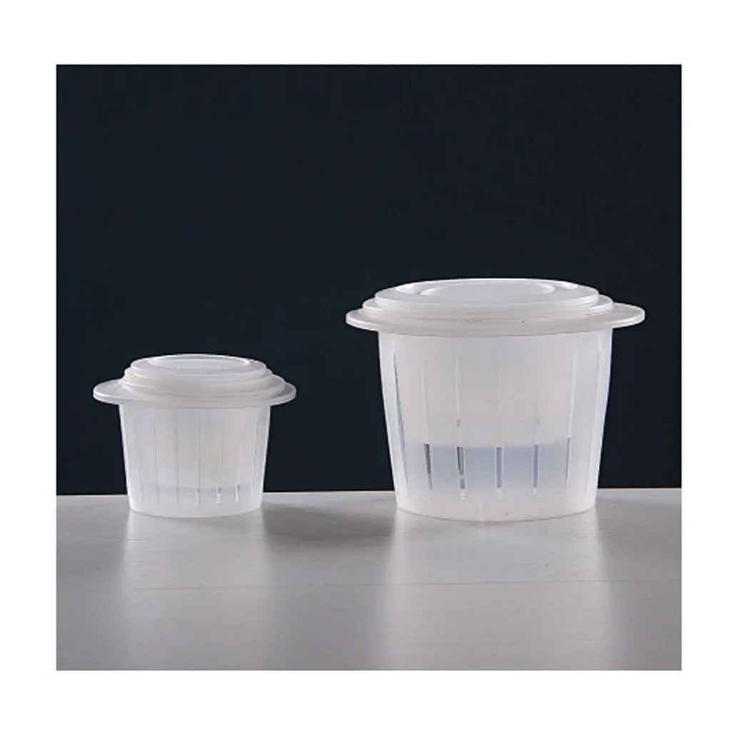 Большой беспочвенная Гидропоники Сад чистая чашки горшочки для Пластик