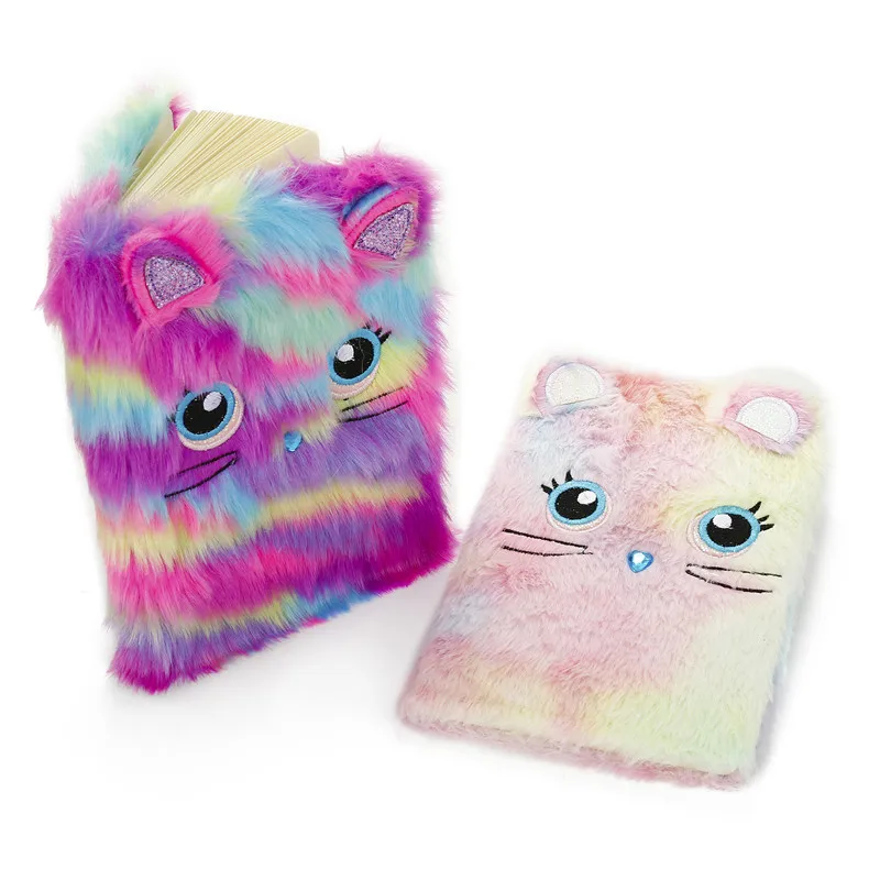 

Plush Cartoon Cute Diary Book Notebook Notepad Paper Planner Agenda Book Time Management School Supplies Stationery Gifts