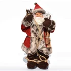 Новинка, 30 см кукла Санта-Клауса, Рождественское украшение для интерьера, подарки, плюшевая игрушка, детские подарки, украшения для окон