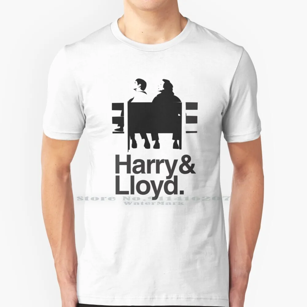 Футболка с принтом &quotГарри и Ллойд 3&quot &quotдамбер&quot 100% чистый хлопок &quotдэмбер&quot