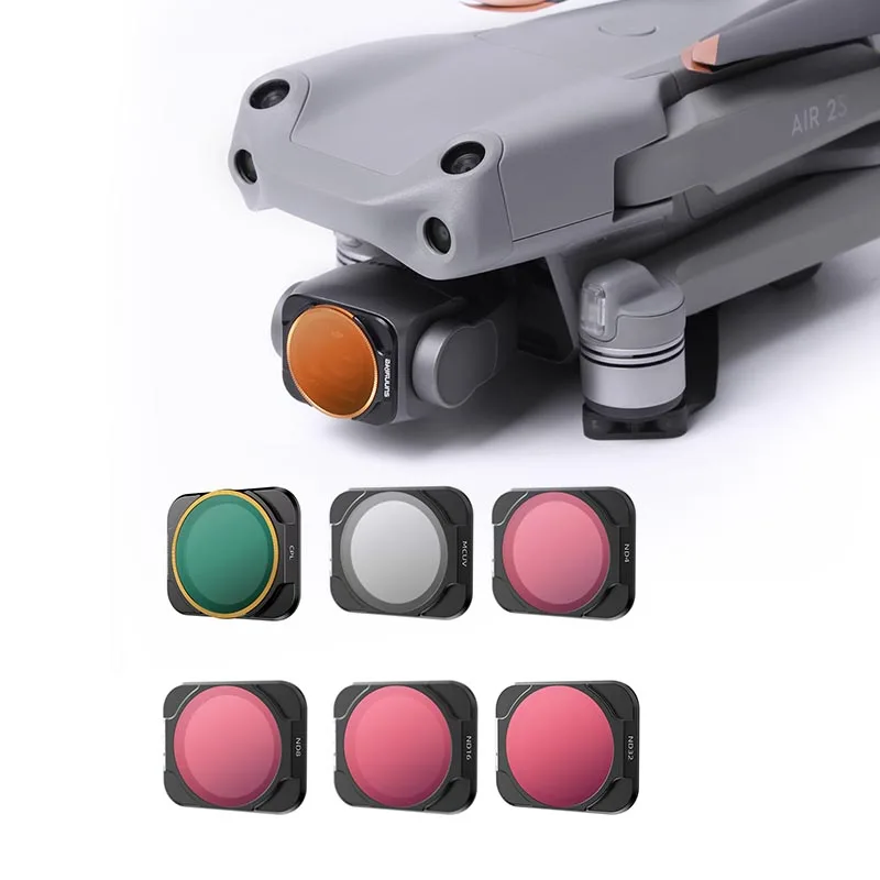 

Filters For DJI Mavic Air 2S Drone Neutral Density Polar Filters Kit UV/CPL/ND4/8/16/32/64 PL Filters Accessories