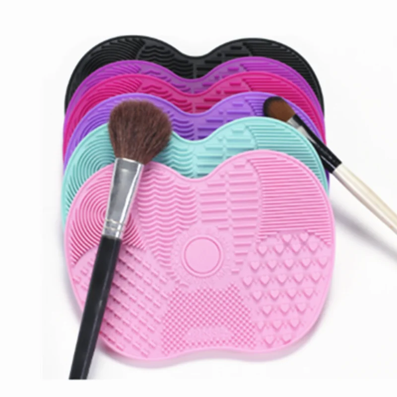 Силиконовый коврик для макияжа 1 шт. очистки мытье кистей гелевый ручной