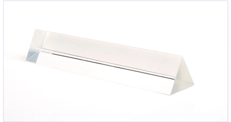 

Triangular Prism Glass Physics Experiment Equipment Triangular Rainbow Lens