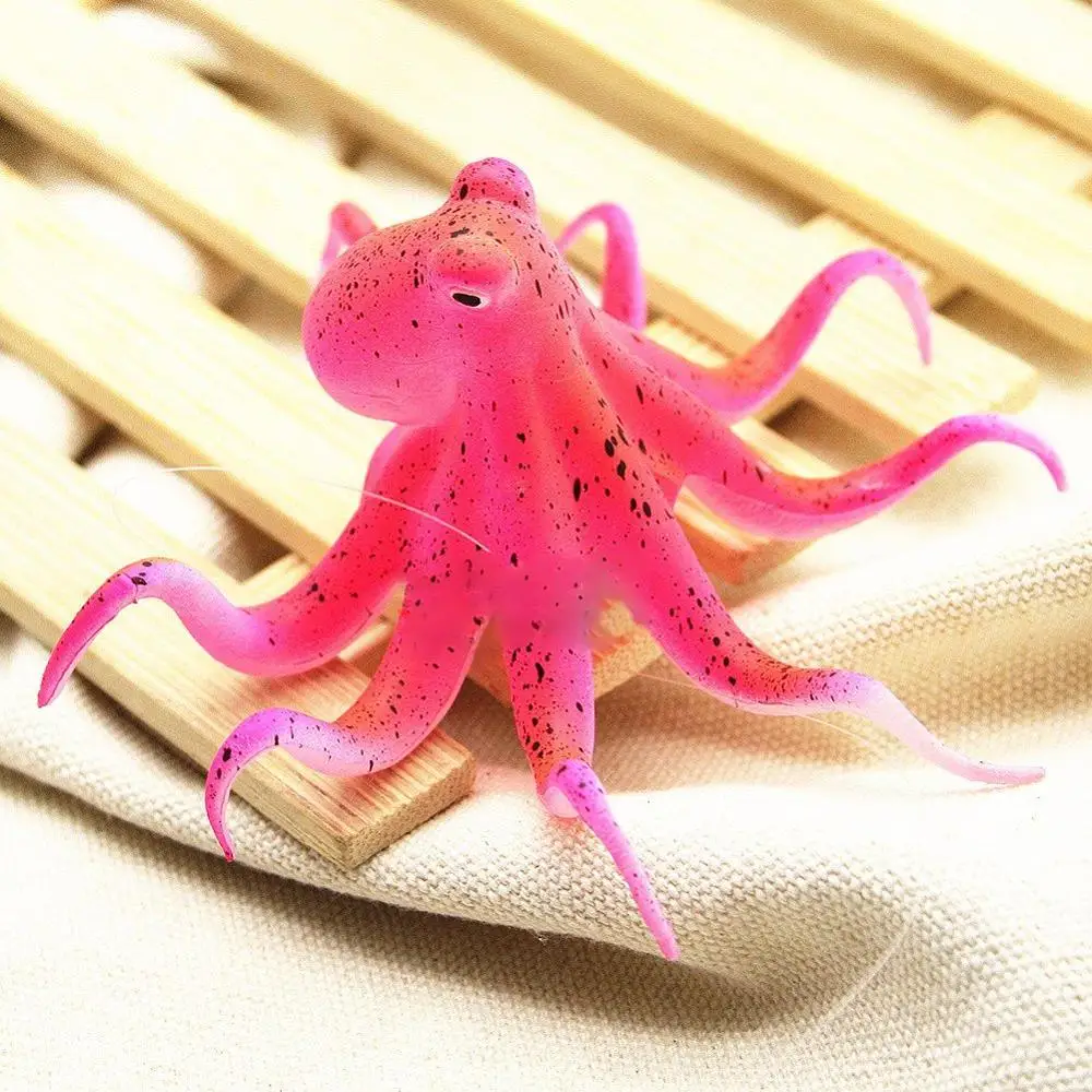 Флуоресцентный искусственный Осьминог с присоской и веревкой для украшения