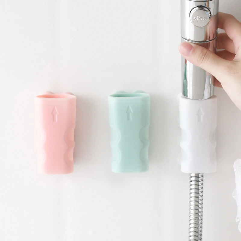 

Bathroom Punch-free Shower Mounting Brackets Shower Head Suction Cup Shower Head Holder Rack Shelf Wall Mount Suction Cup