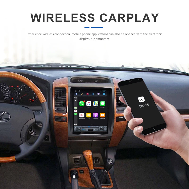

Tesla Car DVD GPS For Lexus GX470 (2004-2010) Car Radio Multimedia Video Player Navigation GPS Android 10.0 double din 5.0