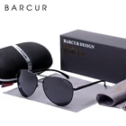 Мужские Солнцезащитные очки-авиаторы BARCUR, брендовые дизайнерские поляризационные очки-авиаторы, мужские солнцезащитные очки