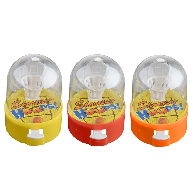 

Mini Handheld Palm Basketball Machine Toys Anti-stress Puzzle Player Play Balls Game with Shooting Baby Child Finger Ball #30D10