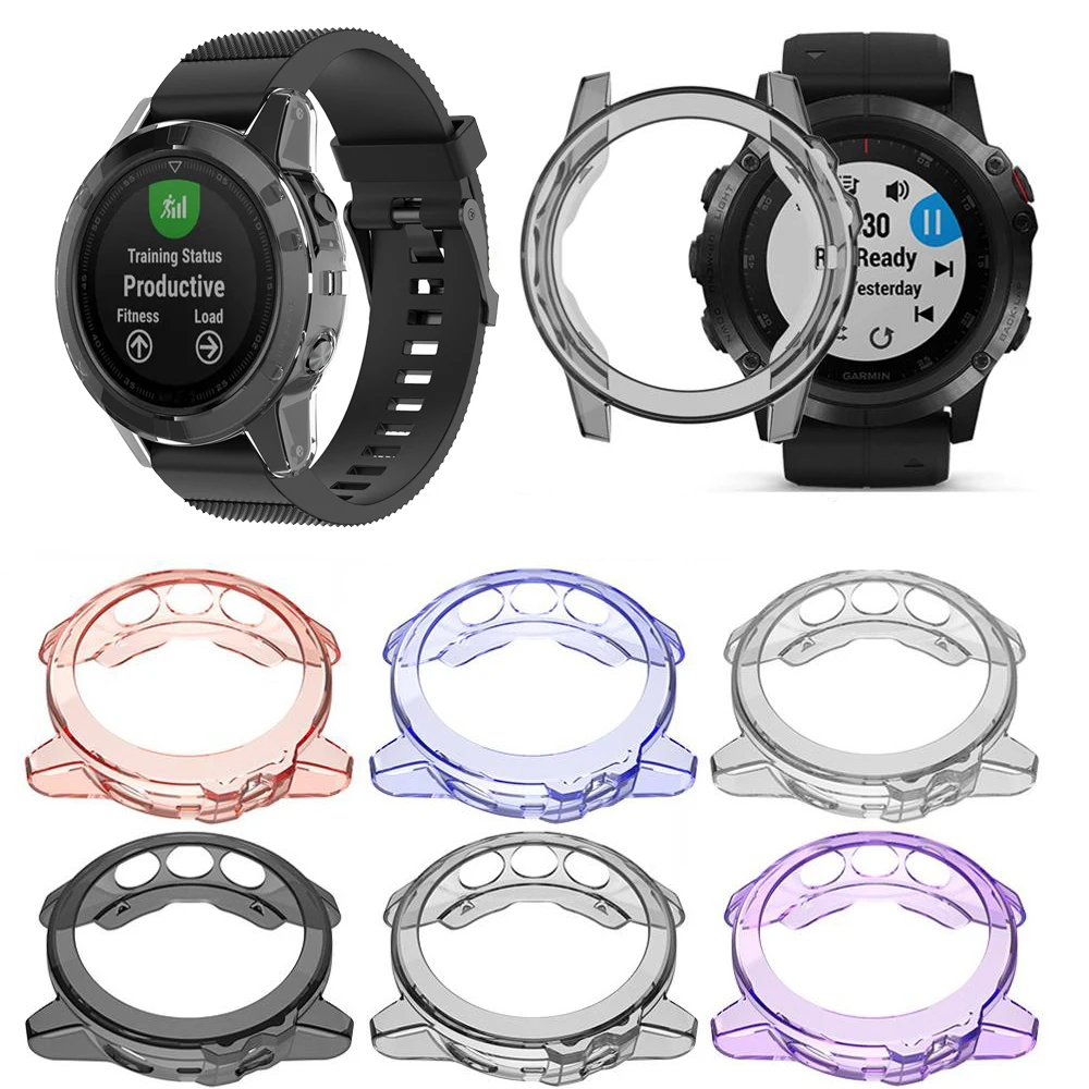 Защитный чехол из ТПУ для Garmin Fenix5S 5 5X часов защитная рамка защитный Fenix 5S