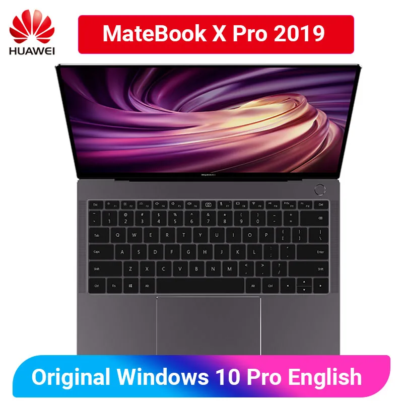 Подлинная Windows HUAWEI MateBook X Pro 13," экран ноутбука 8-поколения Intel I5-8265U cpu 8 Гб ram 512 ГБ SSD Ультратонкий ПК