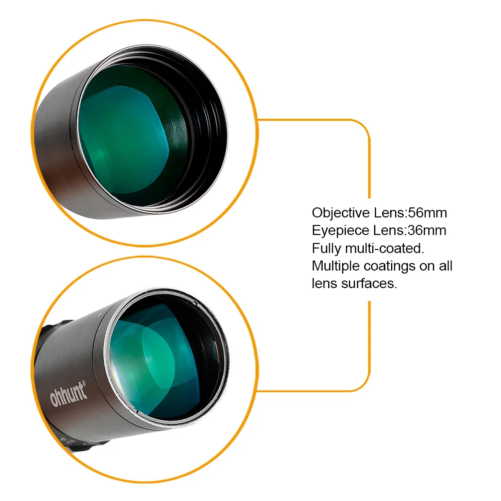 Охота ohhunt тонкий край 4-24X56 SF Riflescopes сторона Parallax Mil точка стекло Выгравированный