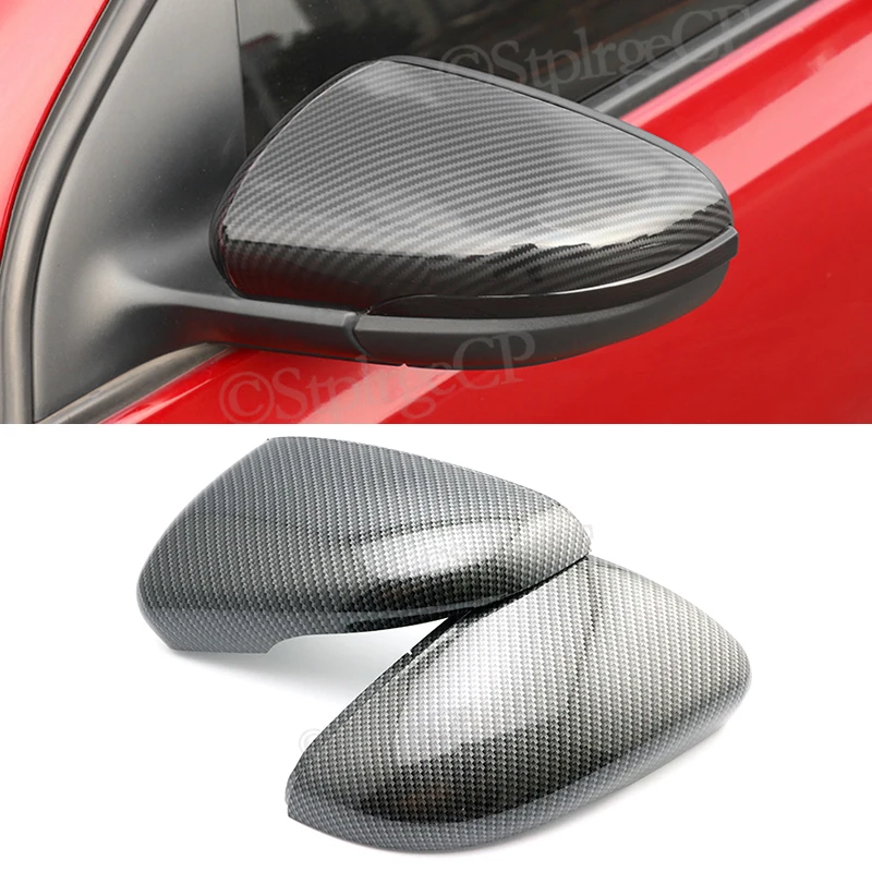 

2PCS Side Car Mirror Covers Caps for VW Golf 6 GTI 6 Golf 6 R MK6 R20 Touran Pair Wing RearView Mirror Case Cover Trim Cap Black