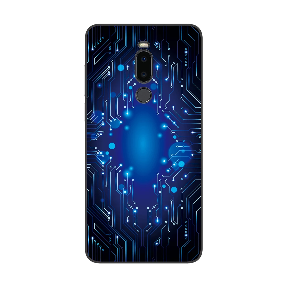 GUCOON силиконовый чехол для Meizu Note 8 Note8 6,0 дюймов Чехол Мягкий ТПУ защитный чехол для телефона с изображением волка Роза Цветы Чехол-бампер