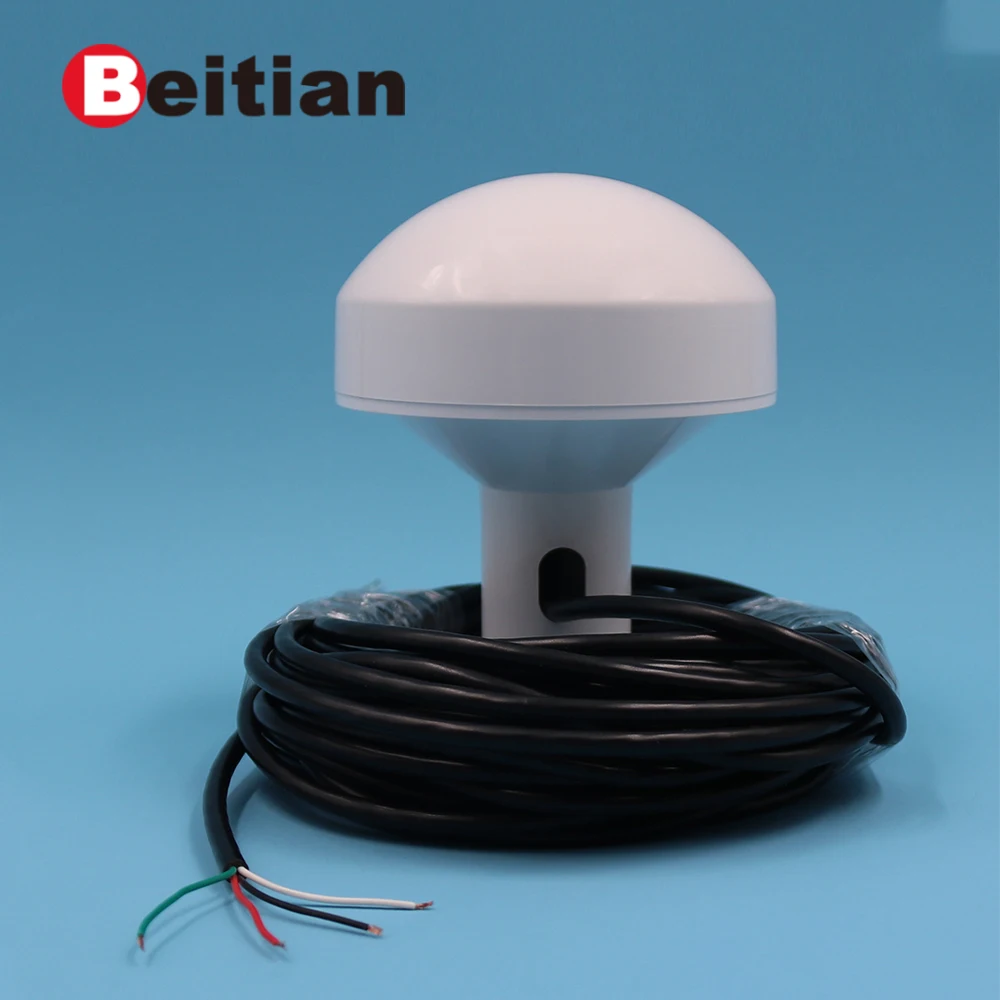 BEITIAN 12V Marine 4 кабель: Красный VCC зеленый RX белый TX Черный GND навигатор 10m M8030 KT GNSS GLONAS