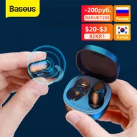baseus wm01 tws bluetooth earphones stereo wireless 5 0 bluetooth headphones touch control noise cancelling gaming headset
