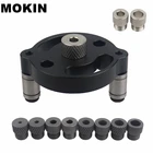 Сменный Самоцентрирующийся кондуктор с прямым отверстием 3-10 мм, сверло для мебели, деревообрабатывающий инструмент