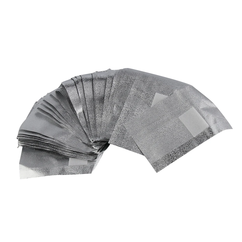 Профессиональные алюминиевой фольги большого размера 100 шт. для нейл арта