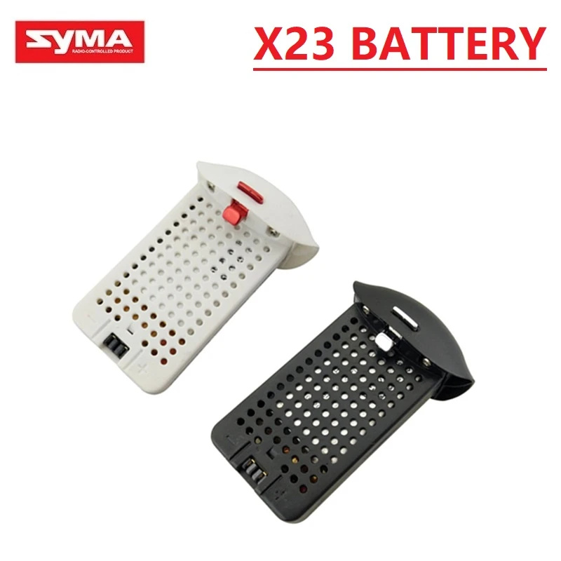 Battery for SYMA X23/X23W Accessories Battery for SYMA X23/X23W RC Drones Spare Parts 3.7V 500mah Battery Black / White