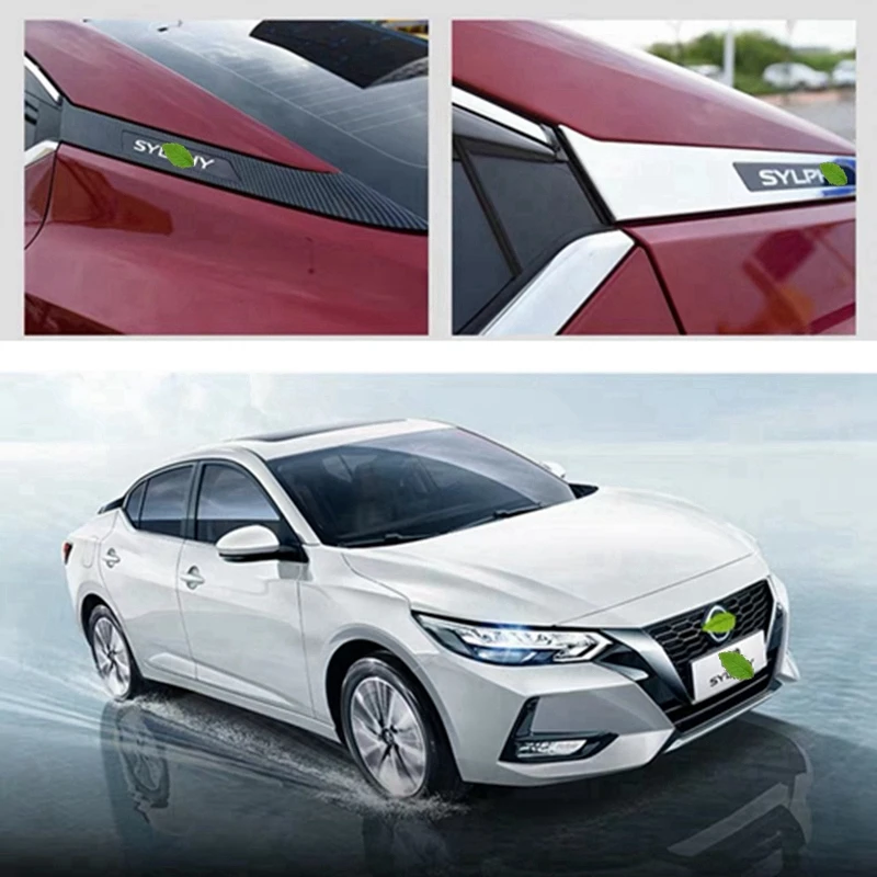 Автомобильный Стайлинг ABS для Nissan Sylphy 2020 2019 заднее окно боковая треугольная