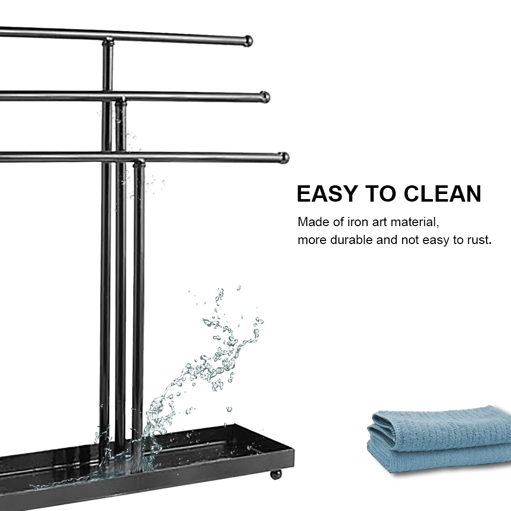 

3 Tier Necklaces Holder Multifunctional Gift Jewelry Display Stand Shop Bracelets Organizer Earrings Tabletop Women Girl Watches