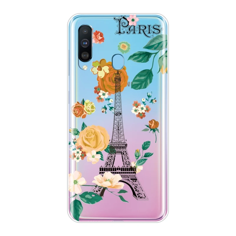 Силиконовый чехол с изображением Эйфелевой башни Парижа для Samsung Galaxy M40 M30 M20 M10