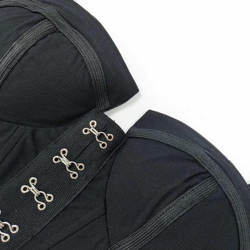 

Women's Solid Color Sexy Corset Fashion Bar Club Corset Tops Street Gothic Crop Top Bustier Corsets For Woman