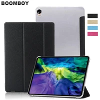 tablet case for samsung galaxy tab s6 lite leather tri fold protective cover shell for sm p615 sm p610 funda flip stand capa