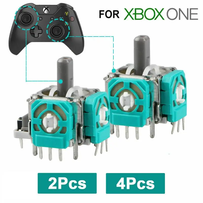 4x Сменные 3D аналоговый датчик джойстика модуль потенциометр & Стик для X BOX один