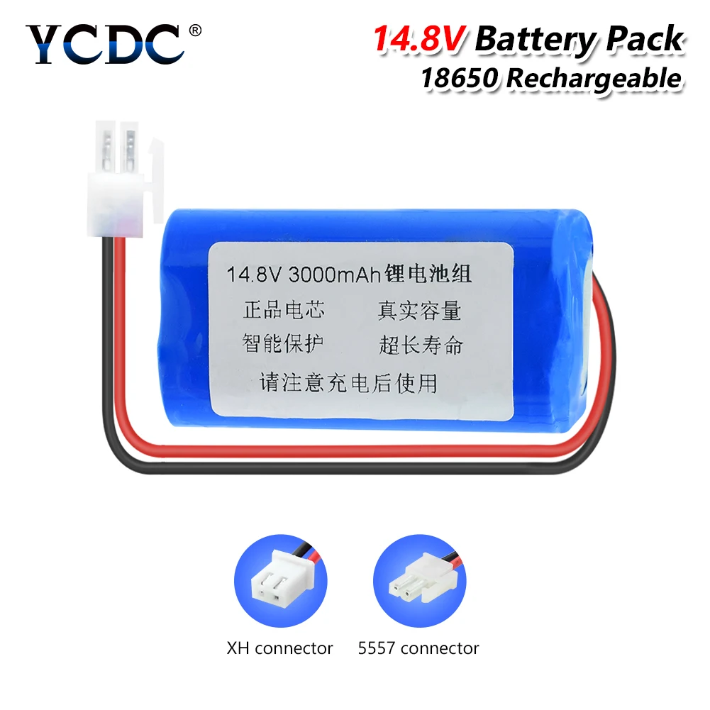 14 8 V 3000mAh литиевая 18650 батарея (4 шт литий ионная батарея) перезаряжаемая с XH 2 54 мм