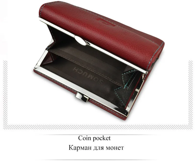 Мини-кошелек, женские кошельки из натуральной кожи, модные однотонные короткие кошельки с застежкой, женские маленькие женские кошельки и кошельки