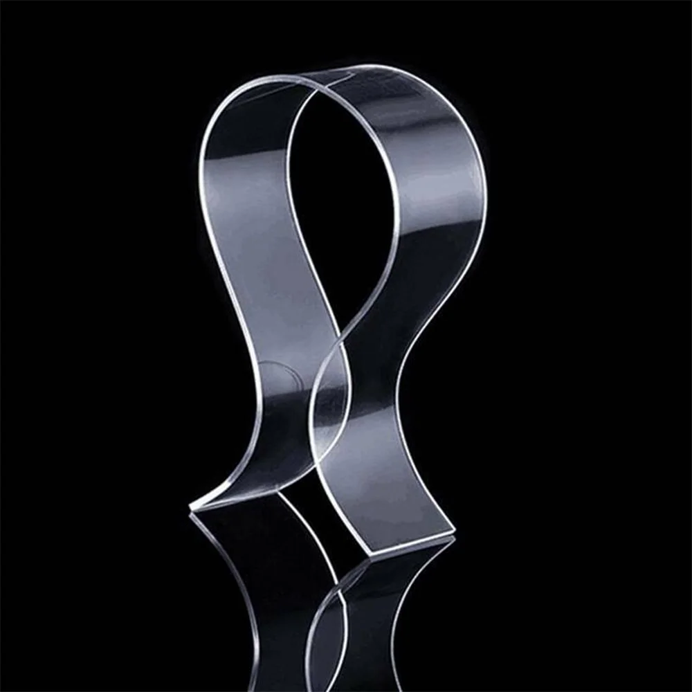 

Universal U Shape Acrylic Headphone Stand Headphone Hanger Display Shelf Stand Bracket Desk Portable Headphone Accessories