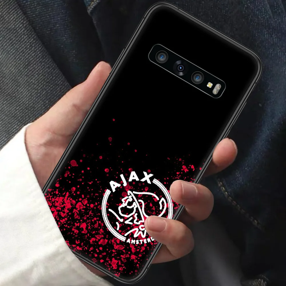 

Ajax Team Hard Phone Case for Samsung Galaxy Note S 6 7 8 9 10 E 20 Ultra Edge Plus black Cell Painting Etui Silicone Shell 3D