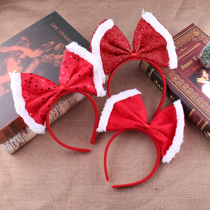 Hairband Sequin Hair Bows for Children's Birthday Party Bachelor Headband Christmas New Year Headwear Accessories | Дом и сад