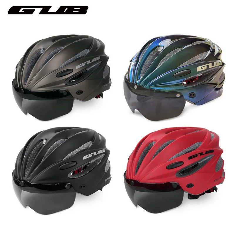 

Bike Helmet mountain bike with goggles all-in-one formed cycling helmet men's and women's hat cycling equipmentCycling Equipment
