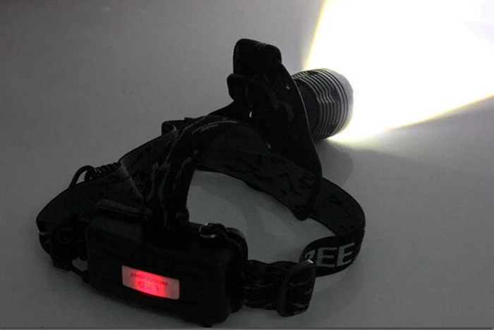 

T6 Led Headlamp Head Lamp Torch Frontal Flashlight 2000Lm rechargeable Headlight With AC Car Charger 18650 Battery