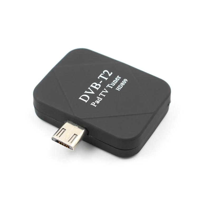 DVB-T2 ТВ антенна приемник Цифровой Micro-USB тюнер для Android мобильный телефон Pad HD TV Stick с