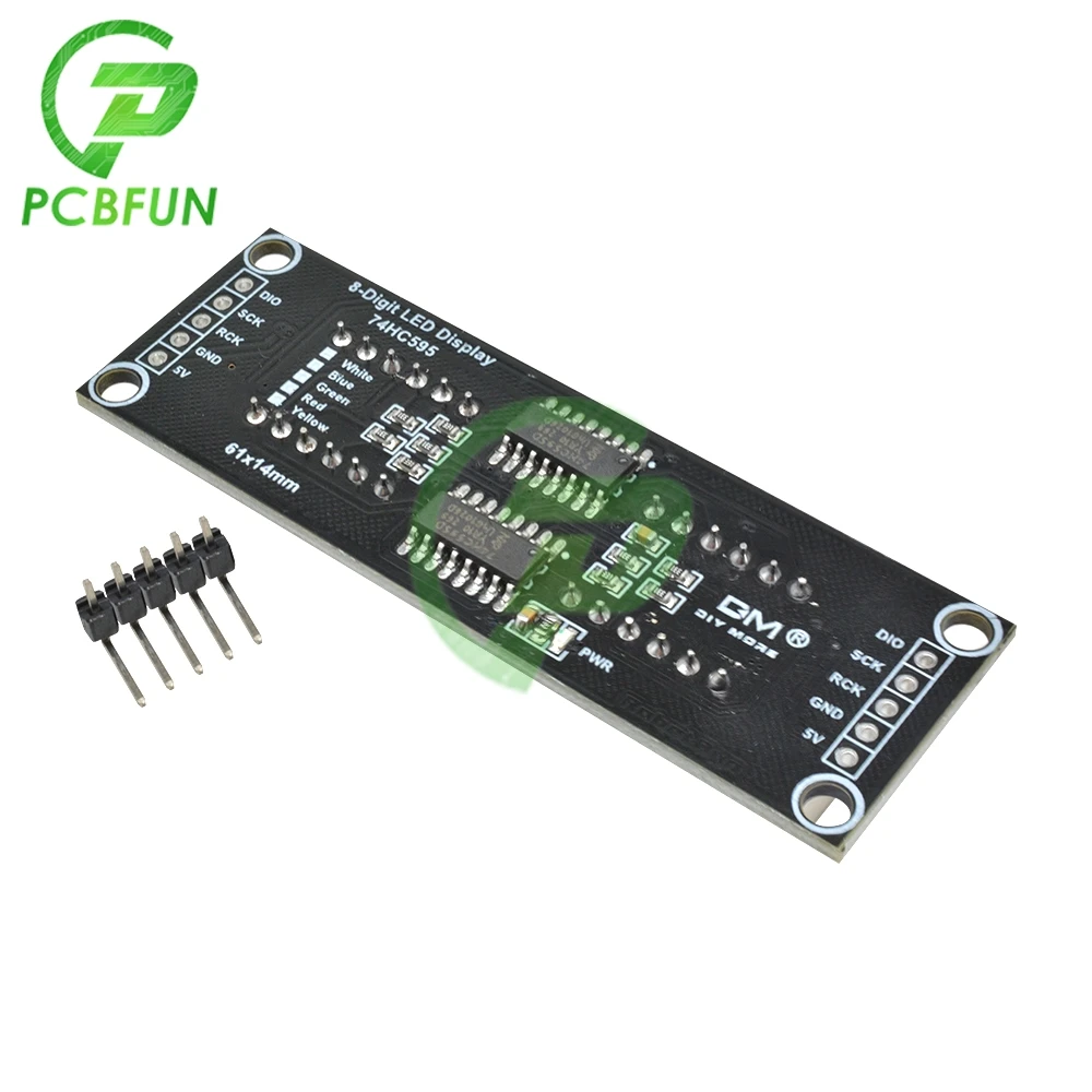 Трубчатый модуль для цифрового дисплея Arduino 0 36 дюйма 74HC595 7-сегментный