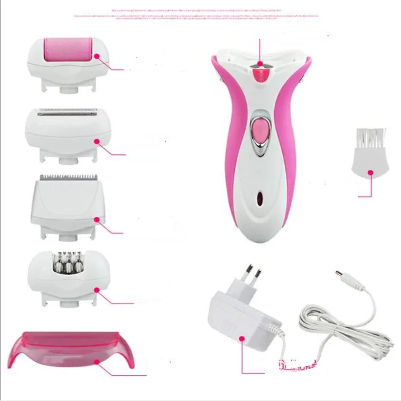 Эпилятор женский Электрический 4 в 1 бритва триммер для зоны бикини машинка
